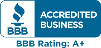 BBB Accredited Business, A+ rating